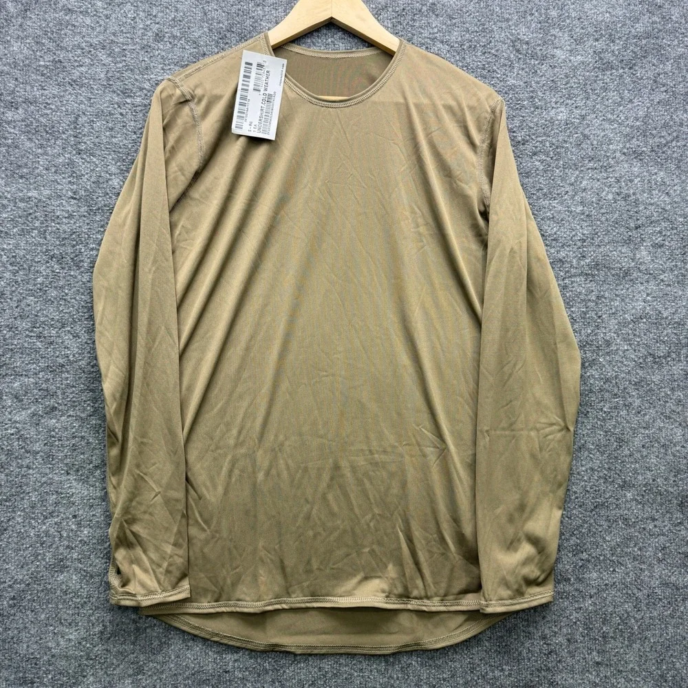 Peckham Gen III Cold Weather Undershirt Mens Small Regular Brown Long Sleeve Tee